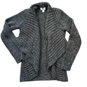 LOFT Wool Blend Sweater Cardigan, Medium, Slight Sparkle